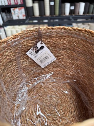 Cubremaceta de Fibra Natural 19x16 cm