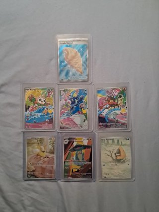 Cartas Pokémon: Rowlet, Litten, Yamper, Snorunt...