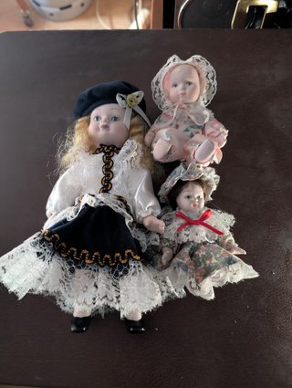 Set de 3 Muñecas de Colección