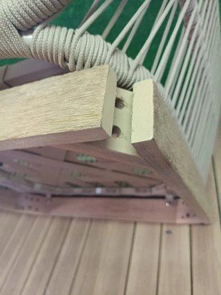 Sklum Sillón de jardín en madera acacia y cuerda