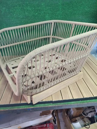 Sklum Sillón de jardín en madera acacia y cuerda