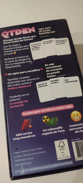 Juego de mesa QTDEN