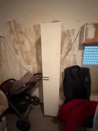 Mueble de baño alto blanco