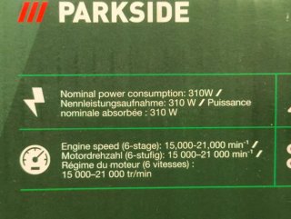 PARKSIDE  Multifuncional 310W Eléctrica