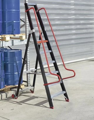 Escalera ALTREX SEGURIDAD 9 Peldaños Aluminio Pleg