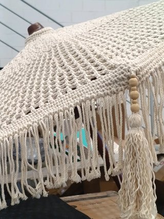 Sombrilla Tongariki SKLUM Teca y Tela de 220 cm