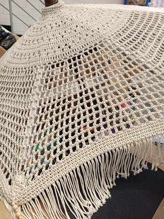 Sombrilla Tongariki SKLUM Teca y Tela de 220 cm