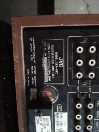 Amplificador JVC ECA-102 Vintage