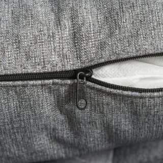 Sofá Cama 1 Plaza Tapizado Lino Gris