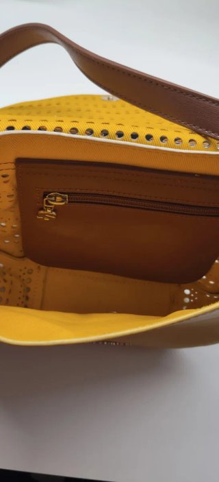Bolso Desigual Amarillo y Marrón