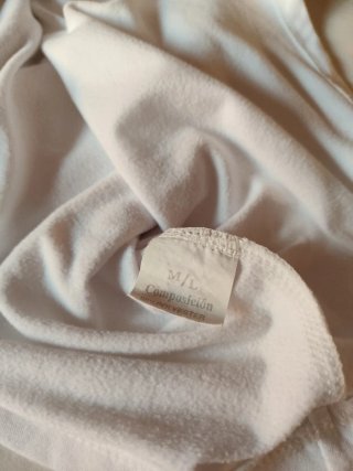 Jersey de Cuello Alto Blanco Talla M-L