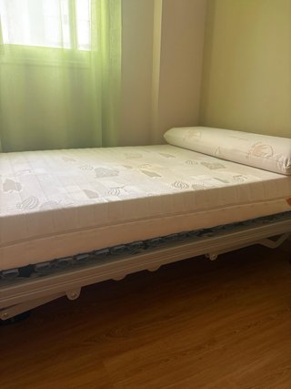 Cama articulada con mando, colchón incluido