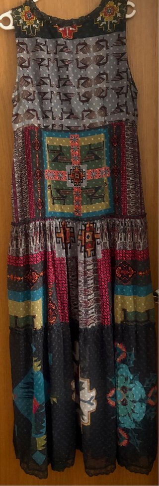 Vestido Largo Desigual Talla 40