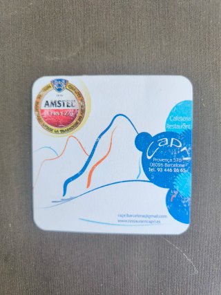 Posavasos Amstel - Restaurante Capri