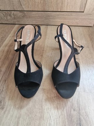 Zapato de Tacón Tapins Negro