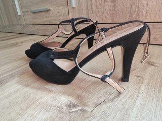 Zapato de Tacón Tapins Negro