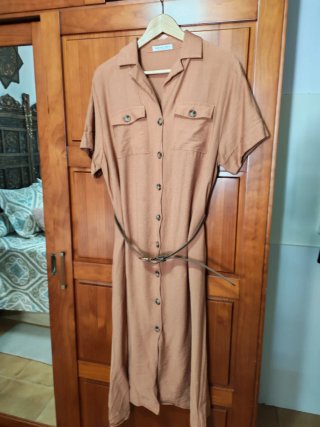 Vestido Camisero con Cinturón