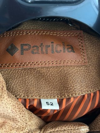 Chaquetón de piel marrón hombre