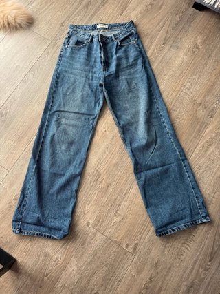 Pantalón vaquero ancho azul