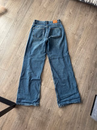 Pantalón vaquero ancho azul