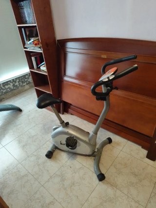 Bicicleta Estática Gris