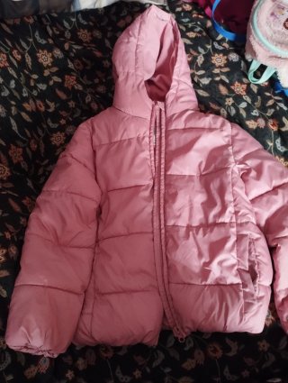 Chaquetón Rosa para Niña Talla 6-7 Años
