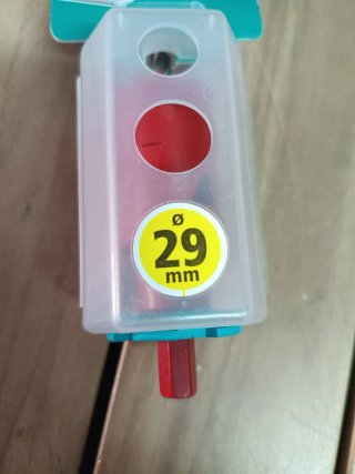 wolfcraft Sierra de corona ø29mm x 40 mm