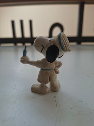 3 Figuras PVC Snoopy Años 80