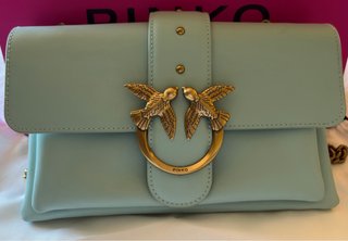 Borsa Pinko color turchese