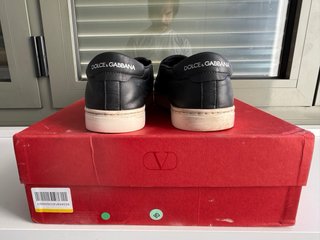 D&G 100% piel Negro zapas sin cordones T.40 (22)