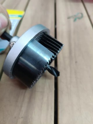 wolfcraft juego de 7 piezas de sierras de corona