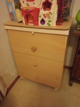 Mueble Cambiador con Bañera para Bebé