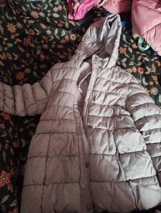 Chaquetón Gris Talla 6-7 Años