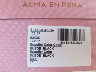 Zapatos Alma en Pena Negros