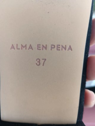 Zapatos Alma en Pena Negros