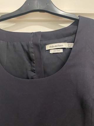 Vestido Pedro del Hierro Azul Marino T42