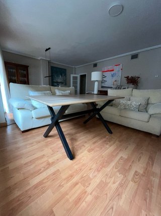 Mesa Comedor/Salón Madera y Metal