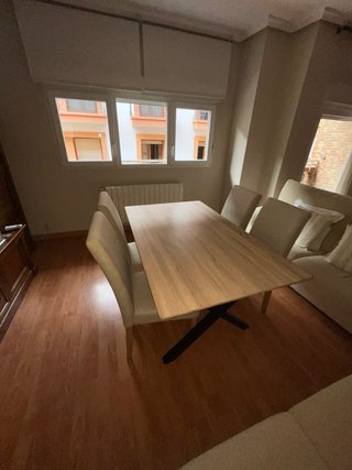 Mesa Comedor/Salón Madera y Metal