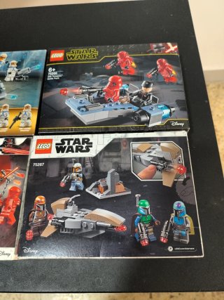 Lote 4 Cajas Lego Star Wars Nuevas