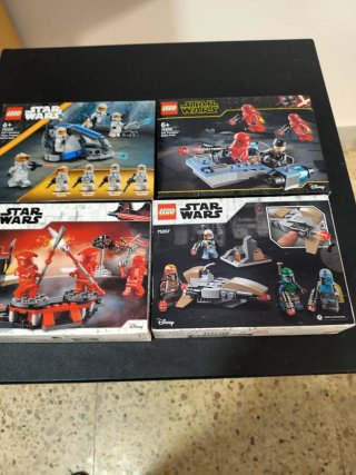 Lote 4 Cajas Lego Star Wars Nuevas