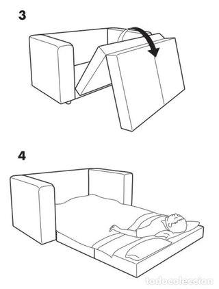 Colchoncillo Plegable Ikea Exarby 120x185