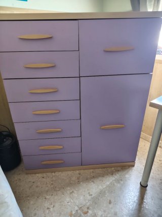 Cómoda con cajones y puerta