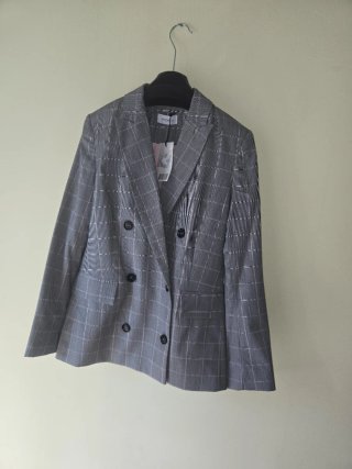 Blazer Movi Grigio a Quadri
