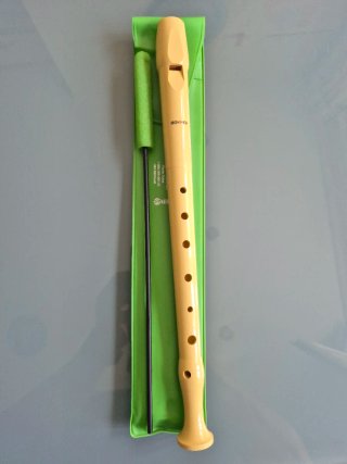 Flauta Hohner con funda y accesorio