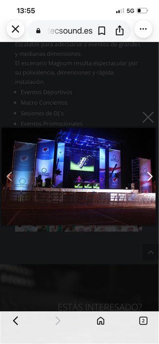 Camión Escenario Rígido para Eventos