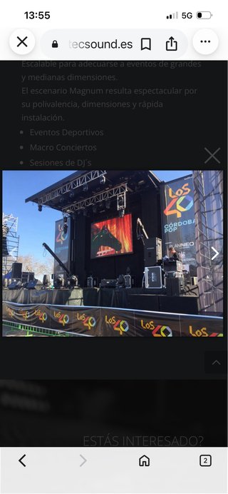 Camión Escenario Rígido para Eventos