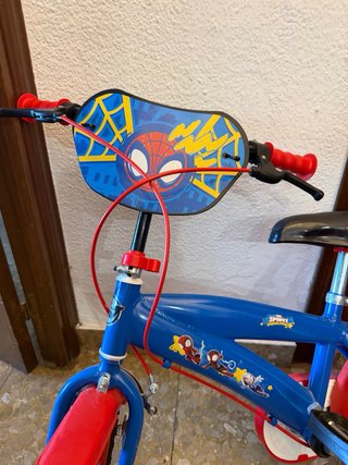 Bicicleta Spiderman para niños 3-4 años