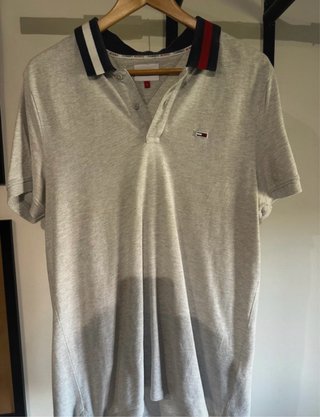 Polo Tommy Hilfiger Gris