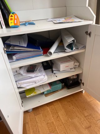 Mueble Estantería Ikea Hauga Blanco