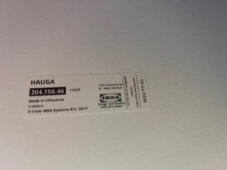 Mueble Estantería Ikea Hauga Blanco